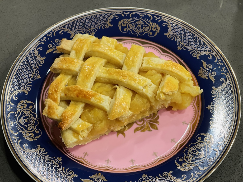 Lattice apple pie