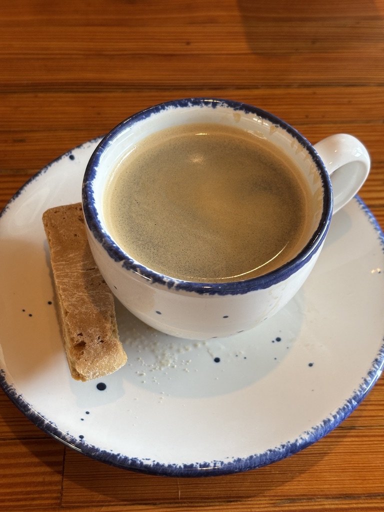 Coffee with biscotti