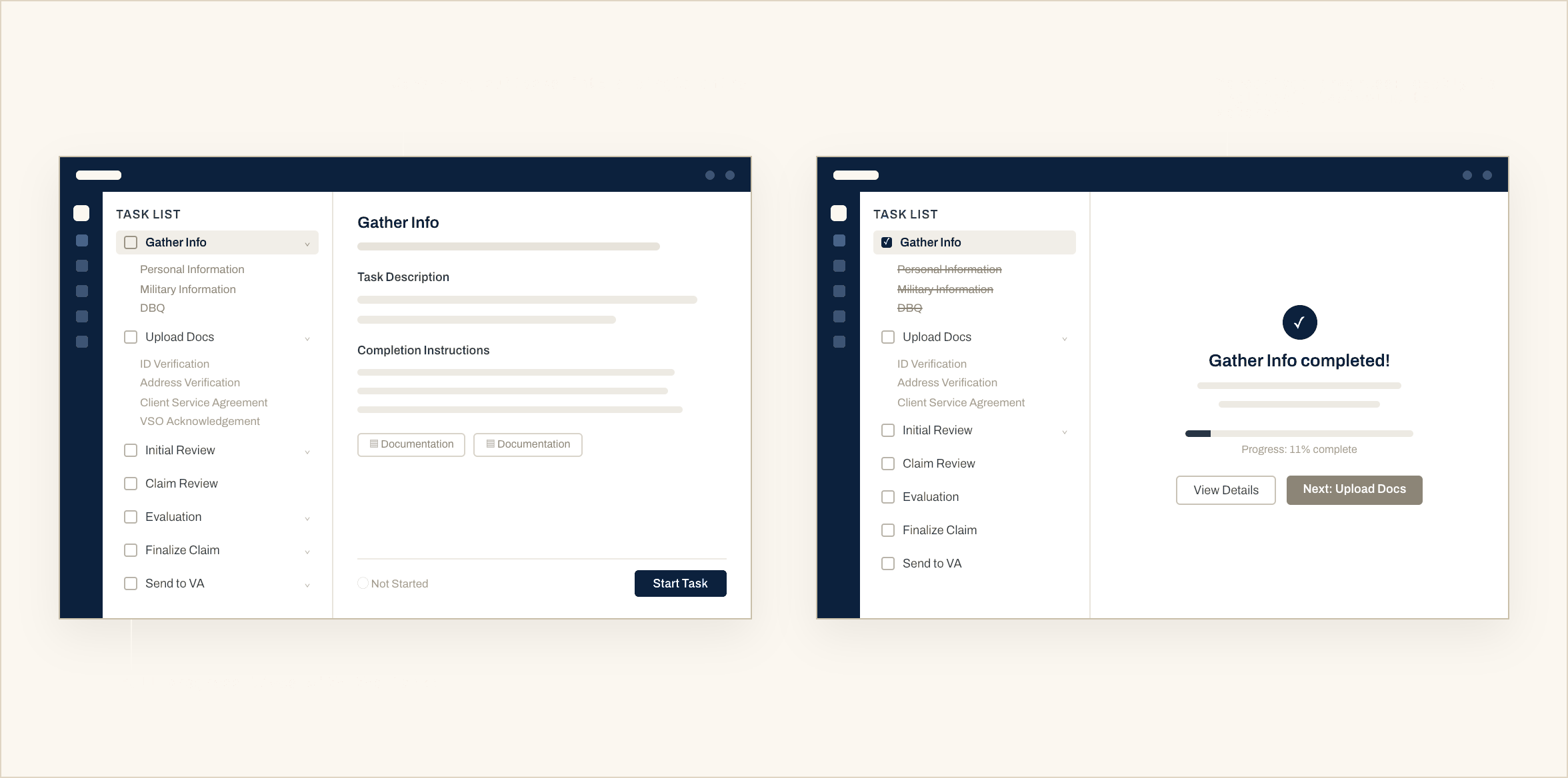 Wireframes — exploration 1
