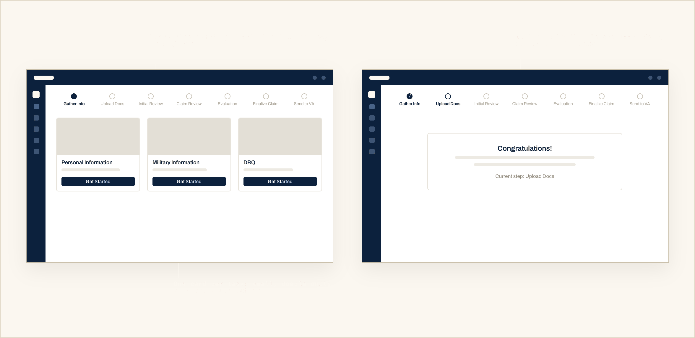 Wireframes — exploration 2